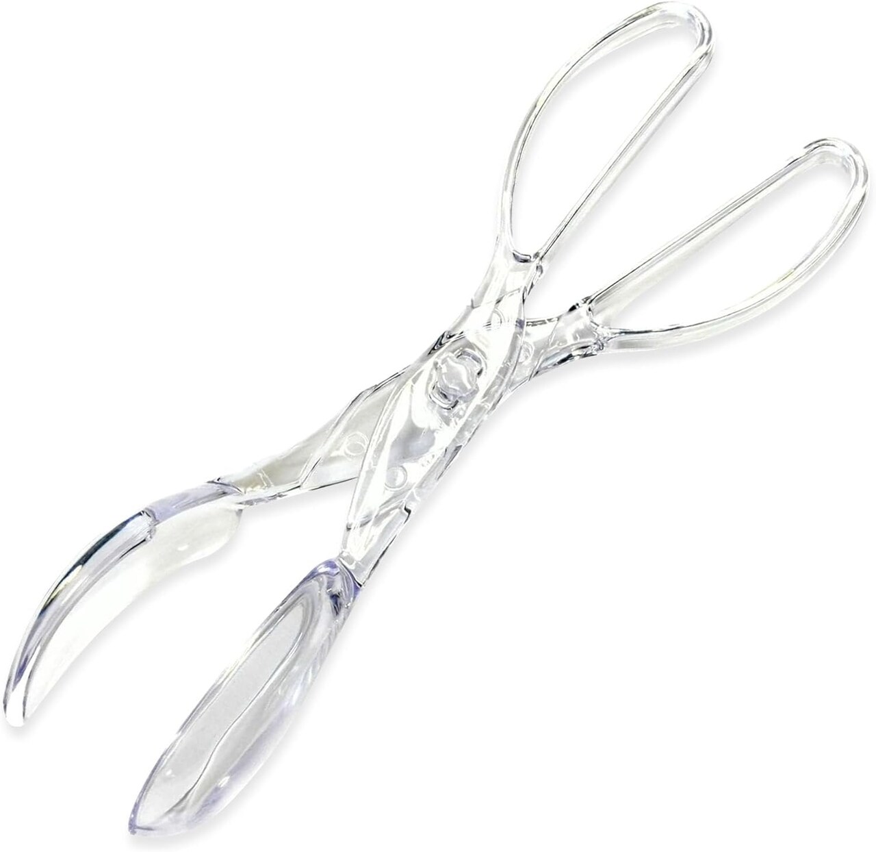 Chef Craft Heavy Duty Plastic Scissor Design Salad Serving Tongs